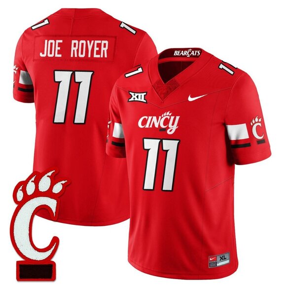 Mens Youths Kids Joe Royer Red Stitched Vapor Jersey - Picture 1 of 1
